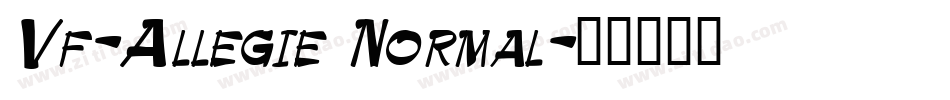 Vf-Allegie Normal字体转换